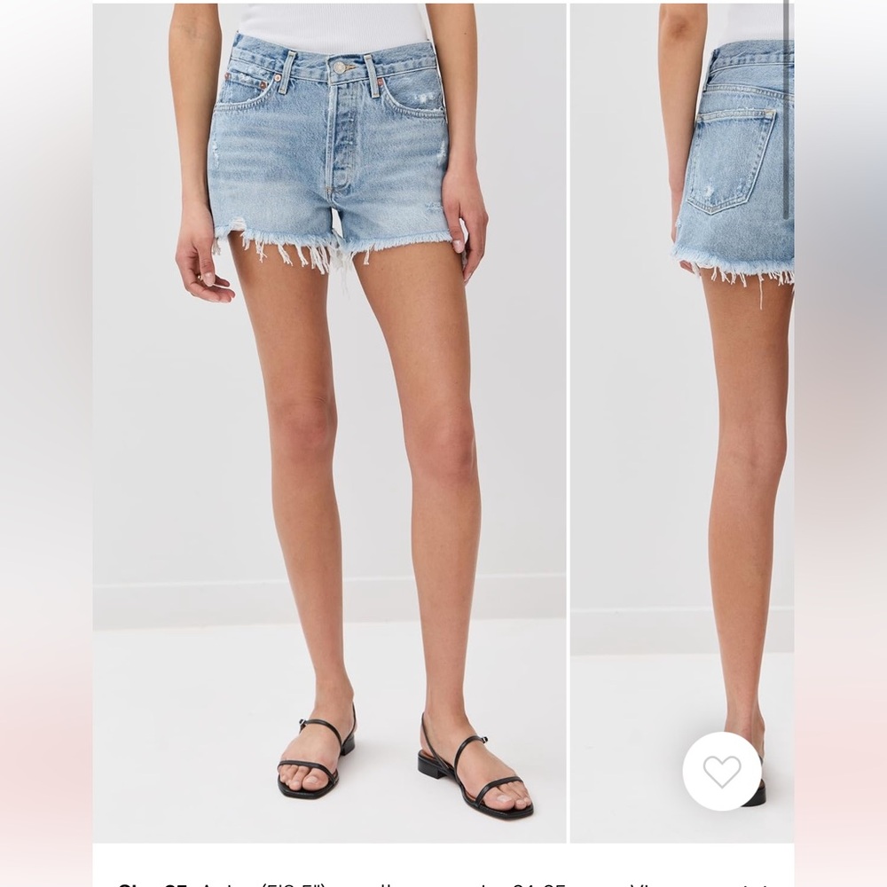 Agolde Parker Vintage Cutoff Shorts